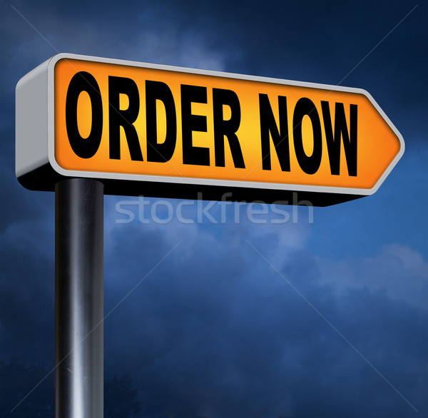 order now Stock photo © kikkerdirk