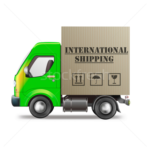 Stock photo: international shipping