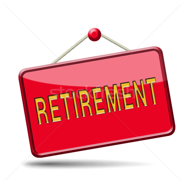 Nyugdíj előre nyugdíjba megy alap terv aranykor Stock fotó © kikkerdirk