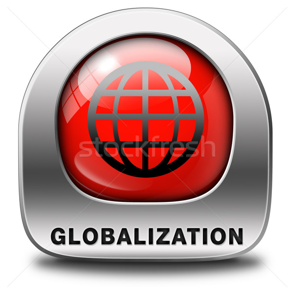 Globalizacja globalny otwarte rynku międzynarodowych światowy Zdjęcia stock © kikkerdirk