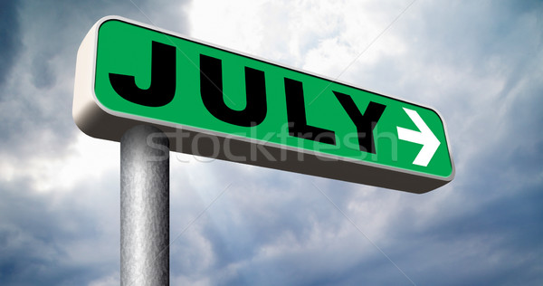 Stock photo: next july