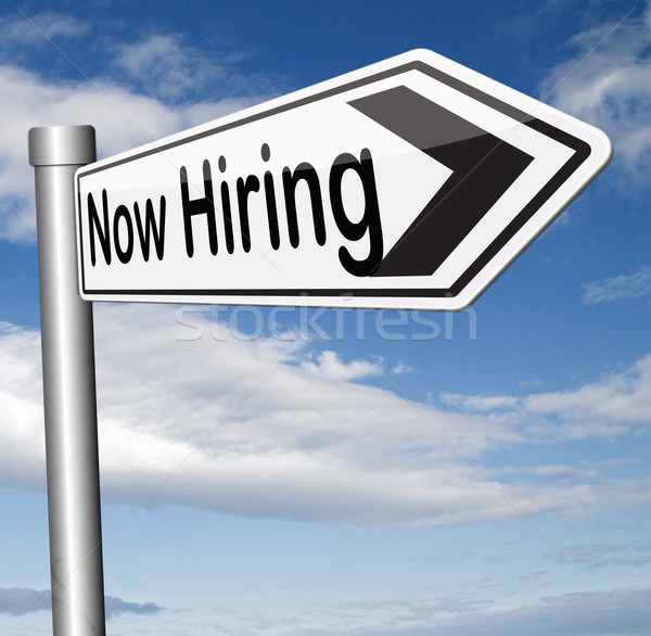 now hiring Stock photo © kikkerdirk