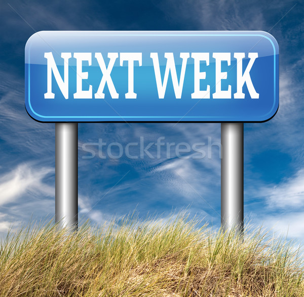 next week Stock photo © kikkerdirk