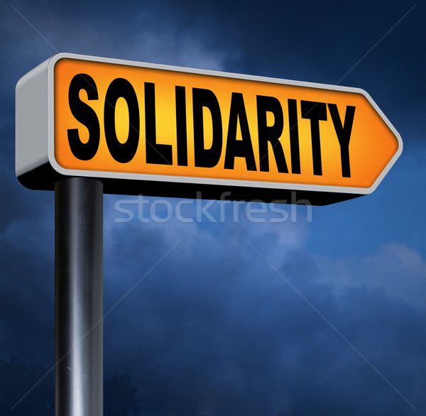 solidarity Stock photo © kikkerdirk