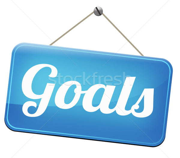 set goals Stock photo © kikkerdirk
