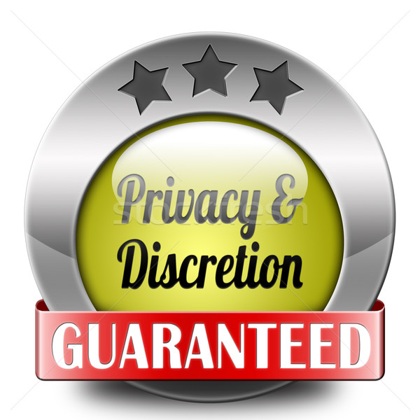 privacy and discretion Stock photo © kikkerdirk