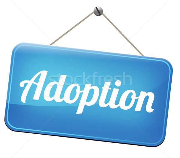 Stockfoto: Adoptie · kind · juridische · voogd · jonge · baby