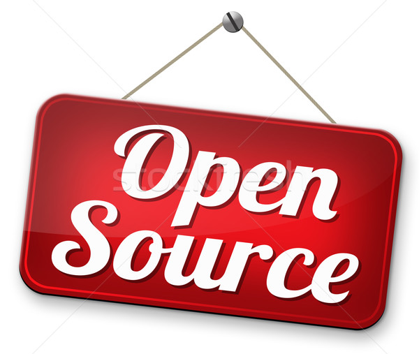 öffnen Quelle Programm Software Wirtschaft Internet Stock foto © kikkerdirk