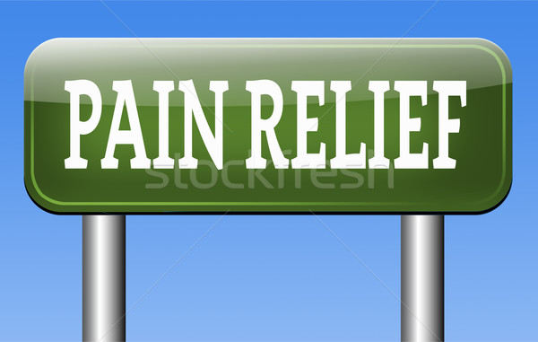 pain relief Stock photo © kikkerdirk