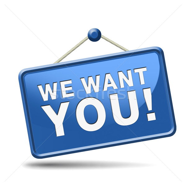 we want you Stock photo © kikkerdirk