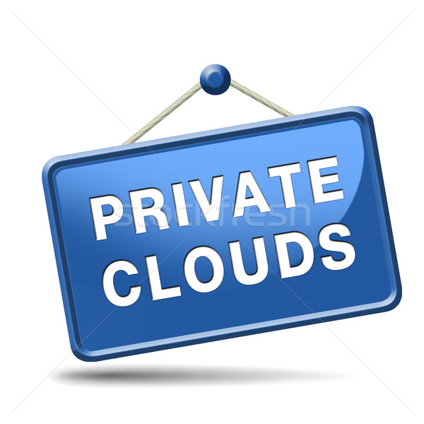 private clouds Stock photo © kikkerdirk