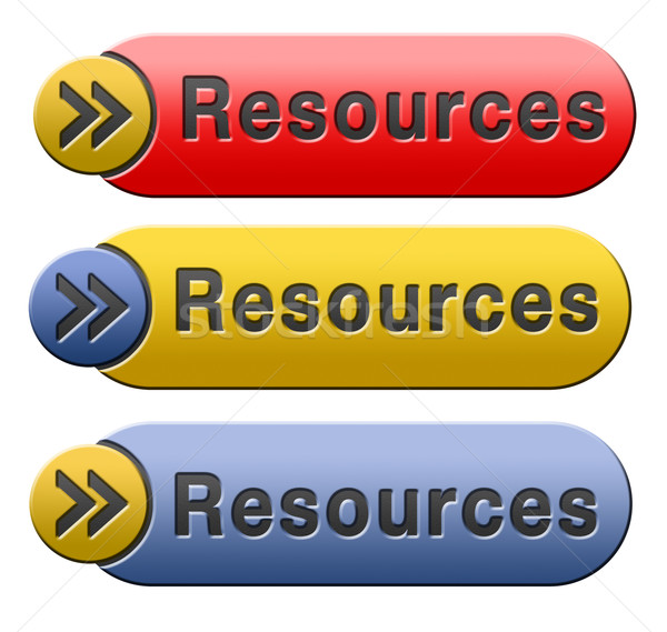 resources button Stock photo © kikkerdirk