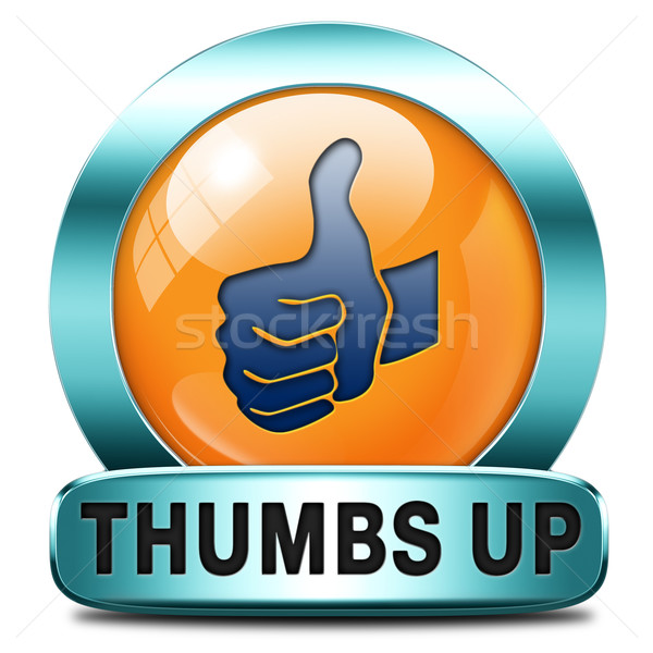 thumbs up Stock photo © kikkerdirk