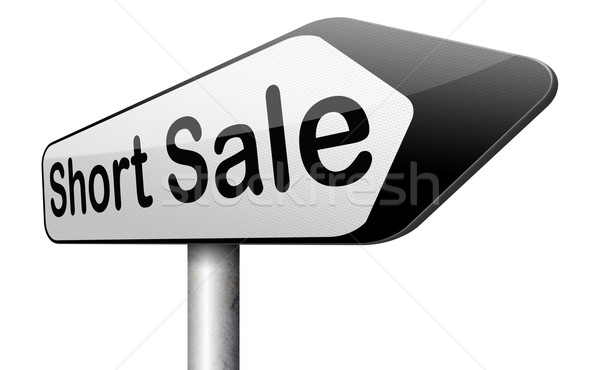 short sale Stock photo © kikkerdirk