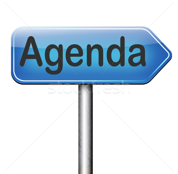 Agenda business calendario pianificazione Foto d'archivio © kikkerdirk