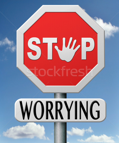 stop worrying Stock photo © kikkerdirk