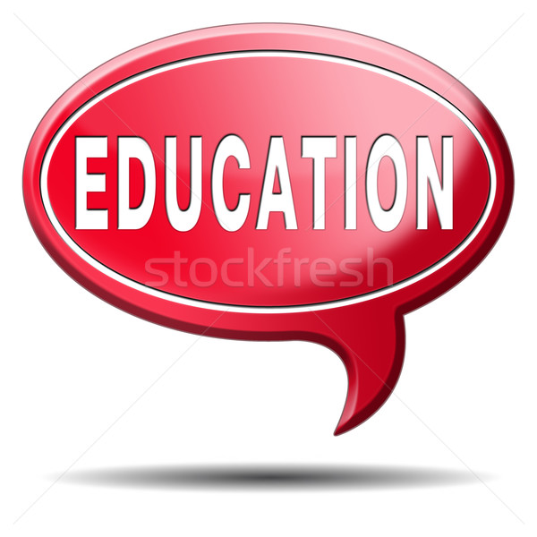 education icon Stock photo © kikkerdirk