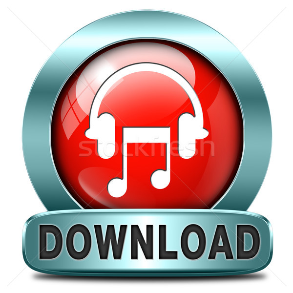Stock photo: music download