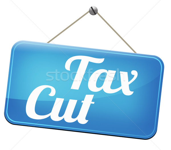 tax cut Stock photo © kikkerdirk