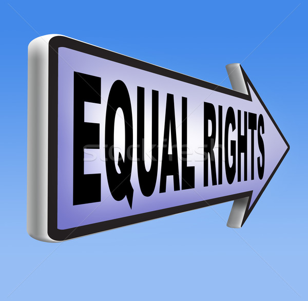 Pari diritti no discriminazione opportunità tutti Foto d'archivio © kikkerdirk
