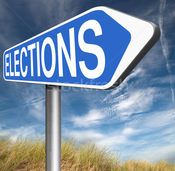 élections nouvelle gouvernement président libre élection Photo stock © kikkerdirk