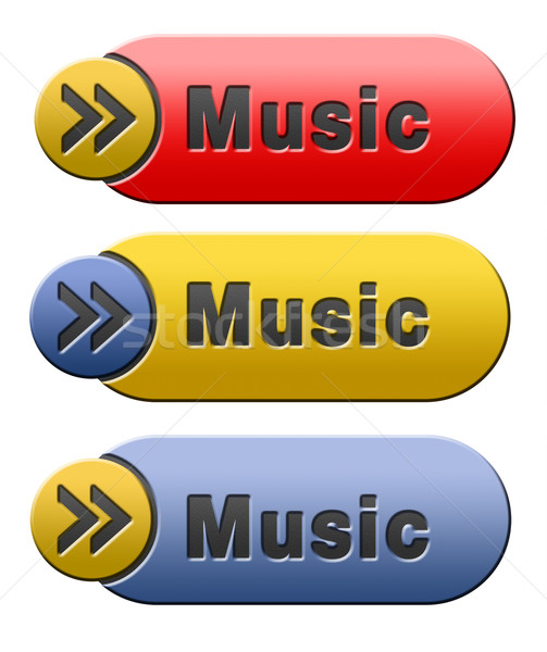music button Stock photo © kikkerdirk