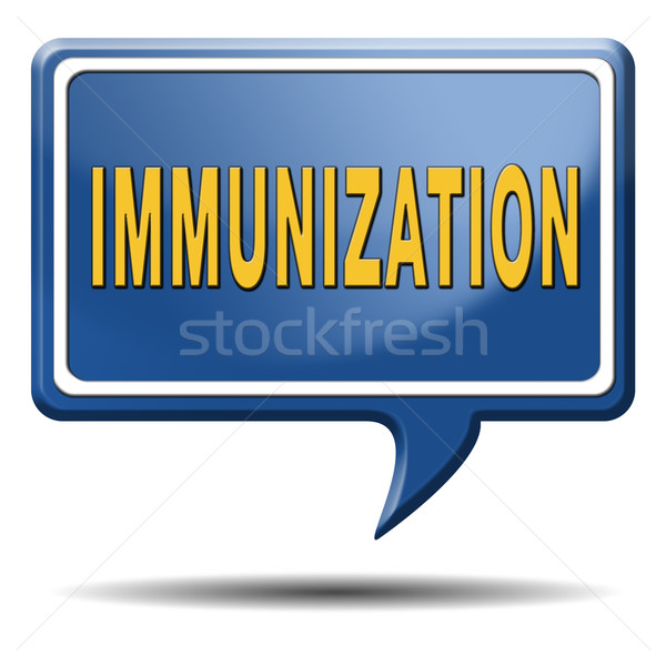 Inmunización gripe vacunación aguja hospital medicina Foto stock © kikkerdirk