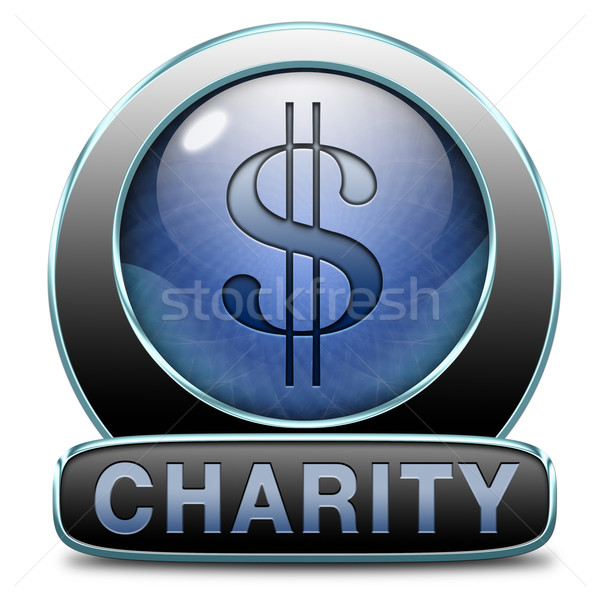 Liefdadigheid geld helpen schenken geven Stockfoto © kikkerdirk