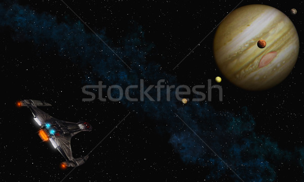 Fly to Jupiter Stock photo © Kirschner