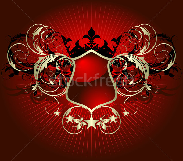 ornamental shield Stock photo © kjolak