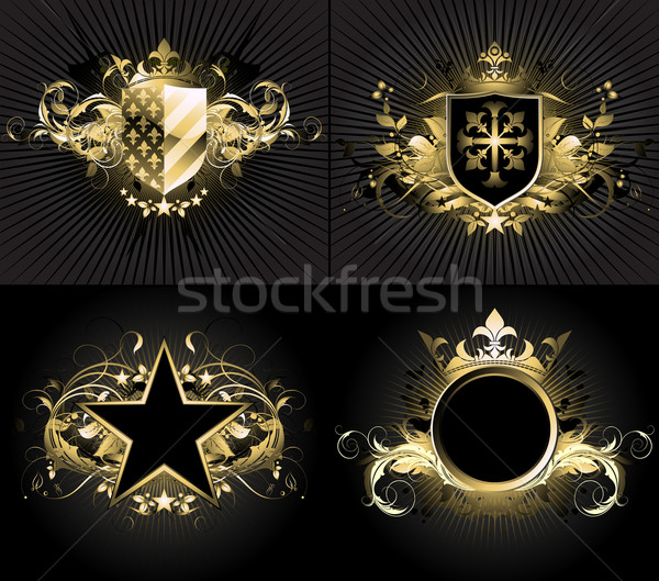 ornamental shields Stock photo © kjolak