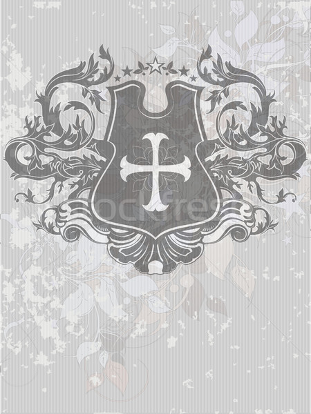 ornamental heraldic shield Stock photo © kjolak