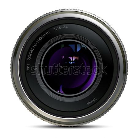 Foto lens illustratie nuttig ontwerper werk Stockfoto © kjolak