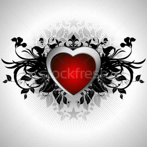 heart frame Stock photo © kjolak