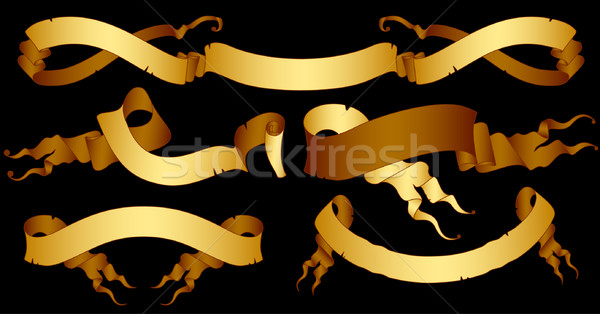 set of ribbons Stock photo © kjolak