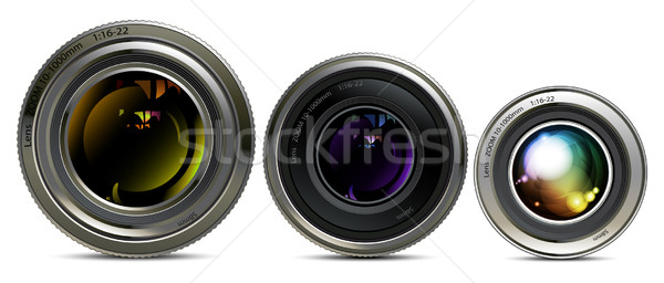 set of lens Stock photo © kjolak