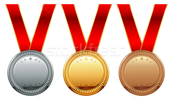 Médaille illustration utile designer travaux [[stock_photo]] © kjolak