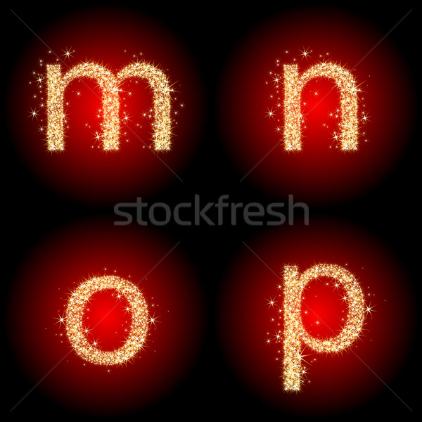 four letters of the alphabet Stock photo © kjolak