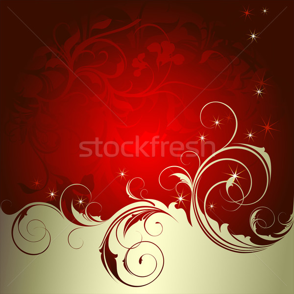 Stock photo: floral background