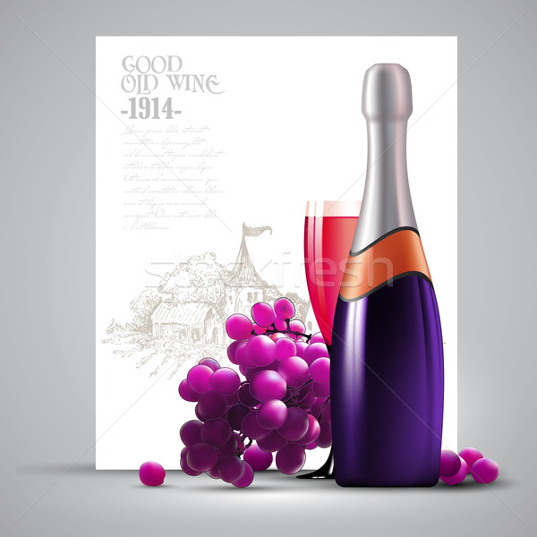 wine and grapevine Stock photo © kjolak