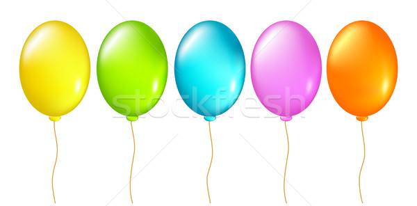 baloons set Stock photo © kjolak