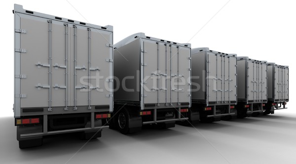 American sem -truck Stock photo © kjpargeter