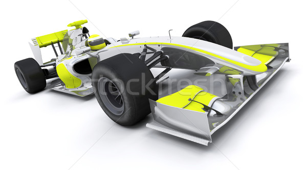 Una formula auto rendering 3d sport potere successo Foto d'archivio © kjpargeter