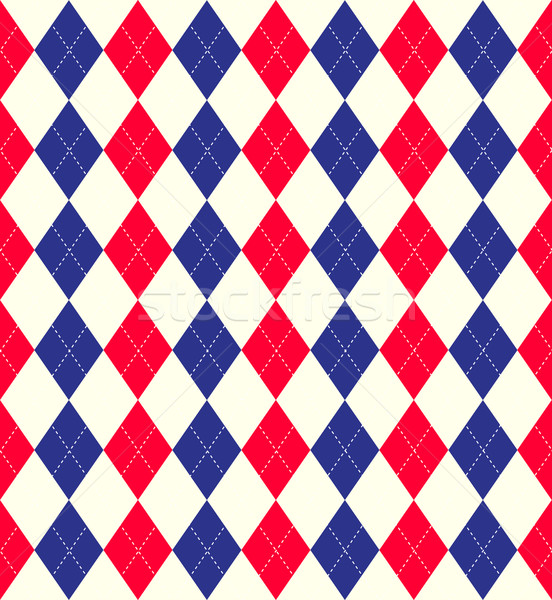 Jubilee colours argyle background Stock photo © kjpargeter