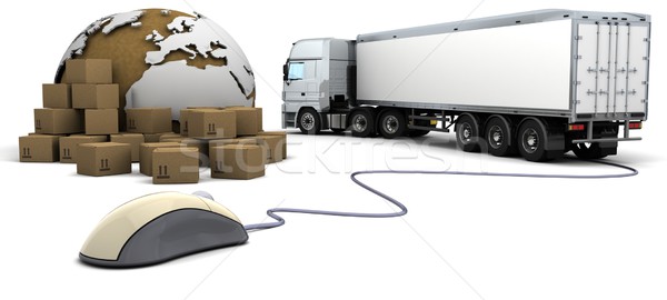 online freight order tracking Stock photo © kjpargeter