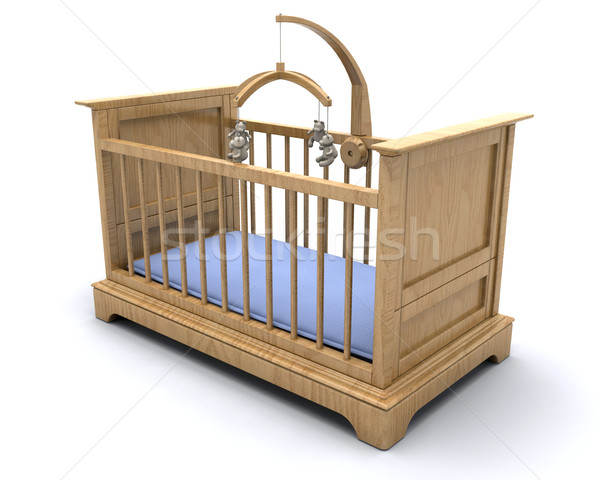Baby's cot Stock photo © kjpargeter