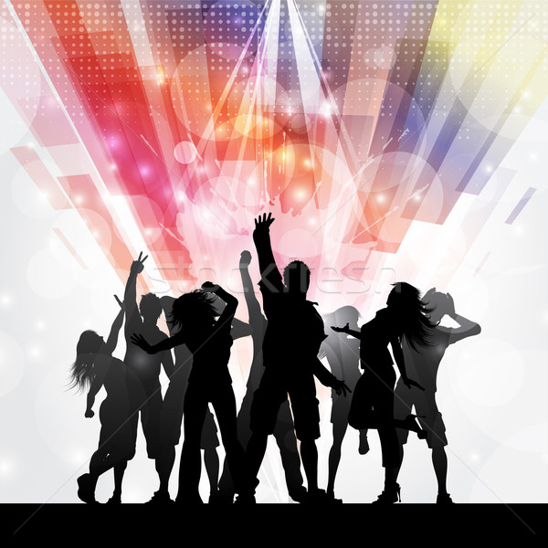 Party people background  Stock photo © kjpargeter