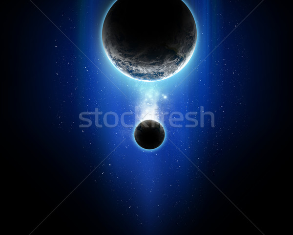 Abstract space scene Stock photo © kjpargeter