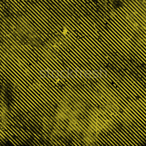 Grunge gestreept stijl Geel zwarte patroon Stockfoto © kjpargeter
