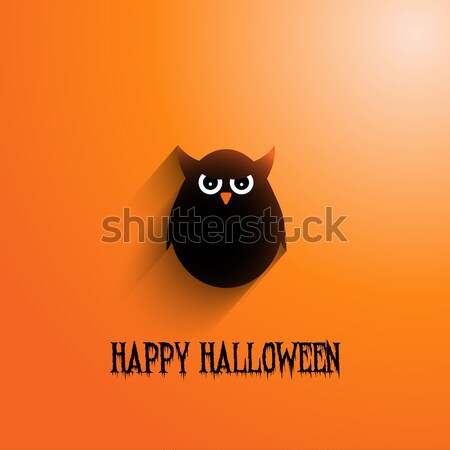 Halloween owl background Stock photo © kjpargeter